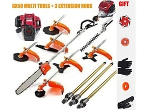 GX50 gas string trimmer brush cutter pole saw weed wacker 3 extension rods - Picture 1 of 4