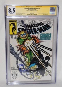 TODD MCFARLANE SIGNED AUTOGRAPHED MARVEL THE AMAZING SPIDER-MAN #298 CGC 8.5 - Picture 1 of 4