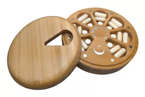 Doppelseitige Premium Pillendose , Pillenbox für 7 Tage, Tablettenbox + 24K Gold - Bild 1 von 7