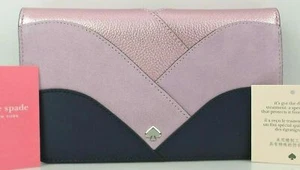 Kate Spade Nadine Patchwork Medium Clutch Wallet WLRU5589 $189 NEW - Picture 1 of 1