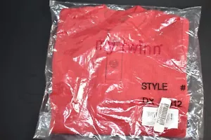 MY TWINN THERMAL HENLEY RED SHIRT SEALED - Picture 1 of 3