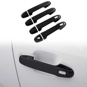Cubierta de manija de puerta negra brillante para Subaru Crosstrek GU 2024 con orificio inteligente - Imagen 1 de 7