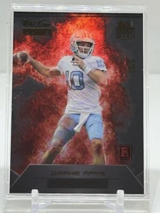 Drake Maye 2023 Wild Card # RH-DM Black Matte Rookie Heat #d/50 B891 - Picture 1 of 7
