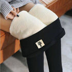 Winter Women Warm Thick Trousers Thermal Fleece Lined Stretchy Leggings Pants