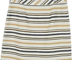 FALDA DE LÚPULO A RAYAS BROOKS BROTHERS - TALLA 6 - NUEVA CON ETIQUETAS 0948 - Imagen 1 de 7