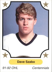 1991-92 7th Inning Sketch OHL #64 Dave Szabo - NM-MT