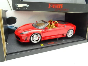 Hot Wheels Elite 1/18 - Ferrari F430 Spider Rojo - Imagen 1 de 1