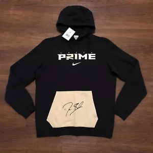 NEW Nike Colorado Buffaloes Hoodie Sweatshirt Black Men’s M Medium Coach Prime - Picture 1 of 14