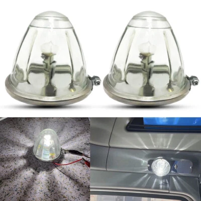 2x Kit de luces de sandía cúpula de puerta blanca 1 cable para Peterbilt 579 Kenworth T680 Foto 1 de 4