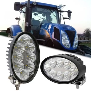 Paar LED Arbeitsleuchte Für New Holland Tractors T6010 T6020 T6030 T6040 T6050 - Zdjęcie 1 z 11