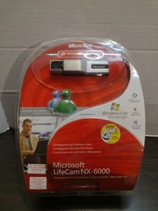 Microsoft LifeCam NX-6000 2.0 Megapixel HD USB Webcam MINT NIB !!! - Picture 1 of 5