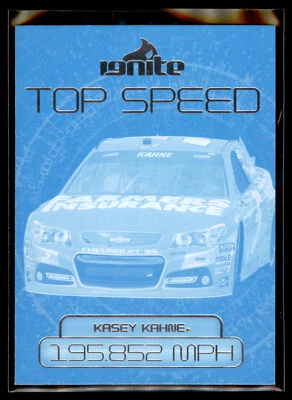 2013 Press Pass Ignite Racing NASCAR CYAN Parallel Top Speed #56 Kasey Kahne - Image 1 of 2