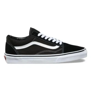 VANS OLD SKOOL BLACK SKATE SHOE - Picture 1 of 1