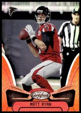 2018 Panini Certified Matt Ryan Mirror Orange /225 Atlanta Falcons