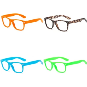 Lensless Glasses Frame Children's Novel Party Geek Fancy Nerd Boys and Girls - Picture 1 of 20
