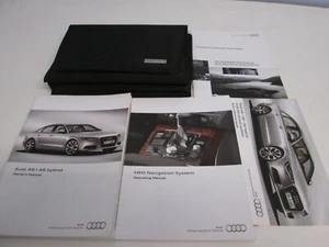AUDI A6 S6 OWNERS MANUAL HANDBOOK PACK SALOON AVANT + HYBRID 2011-2016 SAT NAV - Picture 1 of 3