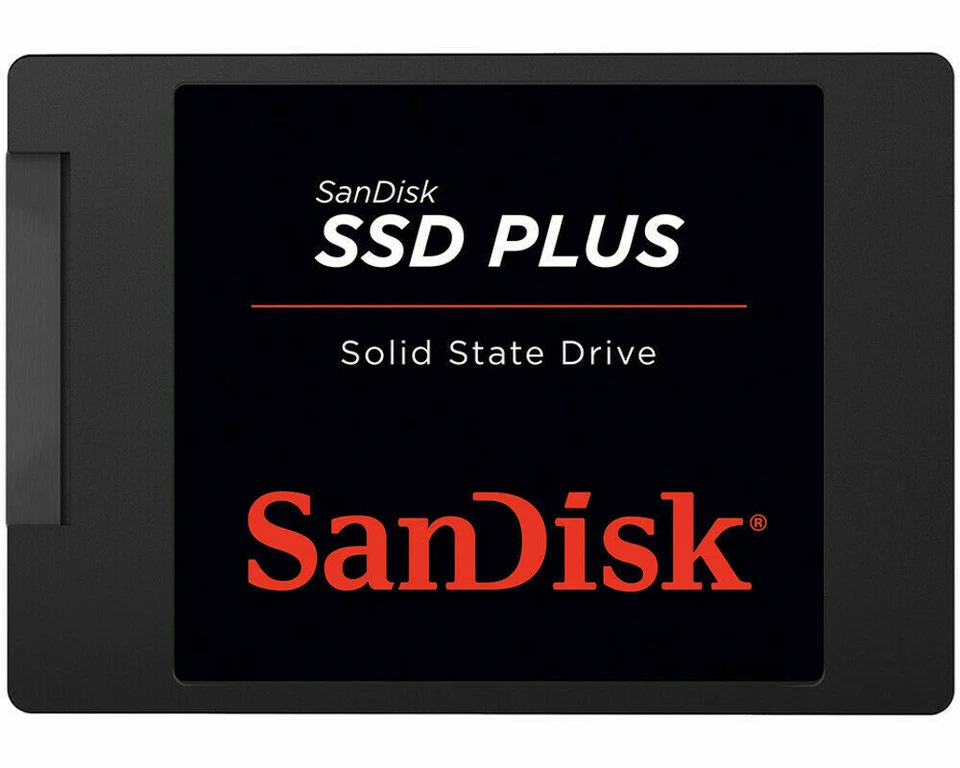 SanDisk SSD 1 TB, SDSSDA-1T00-G26 Festplatte Plus, SATA 6 Gbps, 2,5 Zoll, intern - Bild 1 von 1