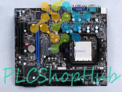 1P MSI 760GM-P33 Socket AM3 Motherboard AMD 760G DDR3 Micro ATX VGA SATA2.0 - Image 1 of 4