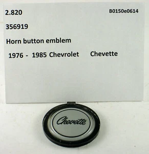 1976-1985 Chevrolet Chevette NOS horn button emblem 356919 - Picture 1 of 3