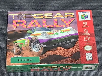 Nintendo 64 Top Gear Rally Retro Game US Version Authentic for N64 Console UK - Image 1 of 4