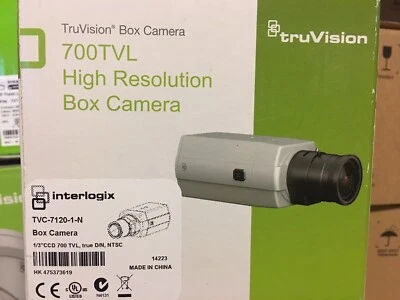 New GE TruVision Interlogix TVC-7120-1-N 960H/700TVL color Box Camera, True D/N - Image 1 of 2