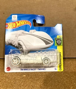 Hot Wheels Braille Racer - Twin Mill 2023 #4/5- Cracked Case* - Picture 1 of 2