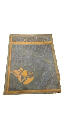 Fortune Magazine June 1930 Allied Chemical, Diesel Eng, Cotton, US Fleet, Cigars - Image 1 of 4