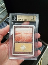 MTG Magic the Gathering Plains 168 Portal 3 Kingdoms BGS GRADED 10! PRISTINE