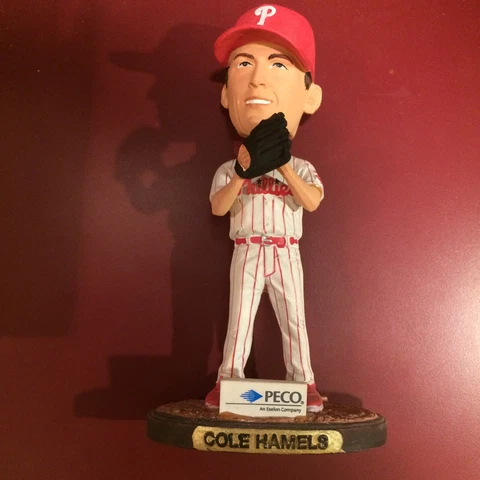 Cole Hamels Bobblehead Philadelphia Phillies Citizens Ball Park 2008 WS MVP Cover