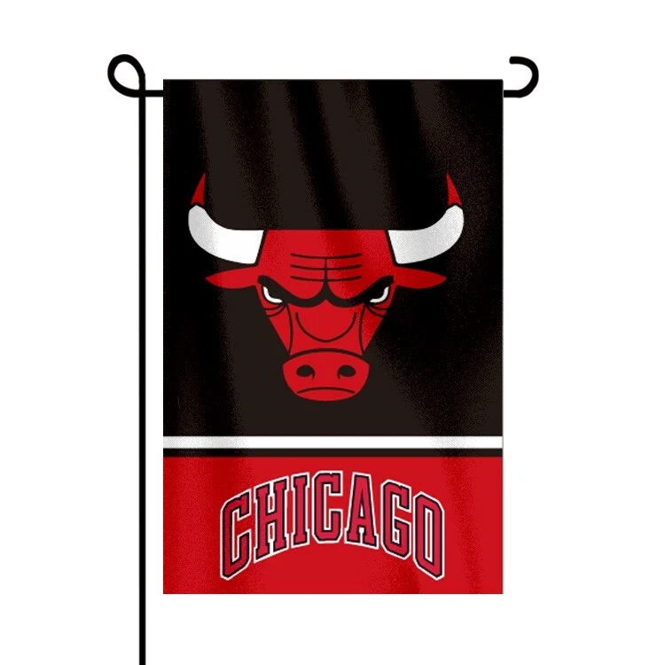 Chicago Bulls 12X18 Inch Double Sided NBA Basketball Garden Flag Only - Image 1 of 1