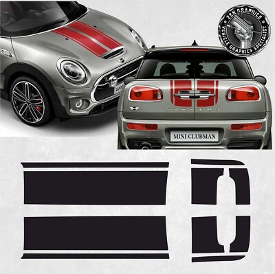 Strisce specifiche esatte per Mini F54 Clubman Cooper S JCW adesivi decalcomanie decorative - Immagine 1 di 2