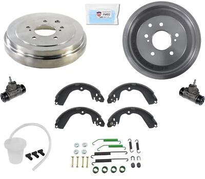 Rear Wheel Cylinders Hardware Brake Drums Shoes for Nissan 13-19 NV200 - Image 1 of 4