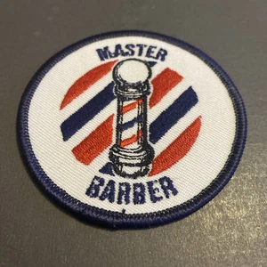 Parche bordado de hierro MASTER BARBER - Imagen 1 de 2
