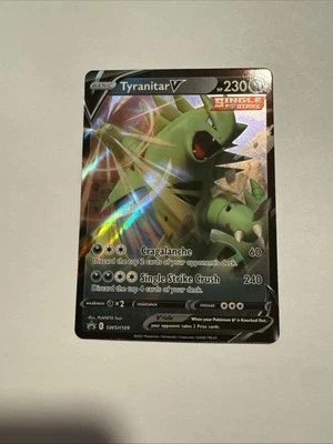 Tyranitar V SWSH109 SWSH: Sword & Shield Promo Cards Holo - Image 1 of 2