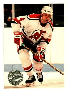 Tarjeta de hockey 1991-92 Pro Set Platinum New Jersey Devils #72 Scott Stevens - Imagen 1 de 2