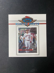 2023 Topps Stadium Club Master Photo Mike Trout Los Angeles Angels #179  - Picture 1 of 2