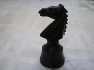 Antigua estatua birmana de bronce peso opio estatuilla busto de caballo min 176 gr 2,75" - Imagen 1 de 12