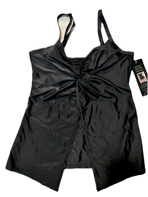 Shore Shapes Swimwear Size 14 Underwire Tankini Swimsuit Top Power-mesh Lining - Image 1 of 4