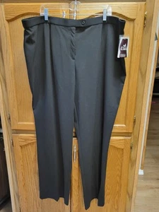 NWT Semi Wide Straight Leg Business Slacks By east 5th. Fit As Sz 22 See Msrmnts - Picture 1 of 12