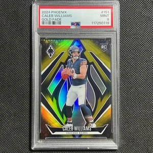 2024 Panini Phoenix Caleb Williams /125 SP Gold Fade PSA 9 MINT RC Rookie Bears - Picture 1 of 3