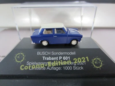 BUSCH TRABANT P 601 TOY FAIR 2021 L.E. model is PLASTIC - HO or 1:87 scale - Image 1 of 4