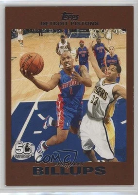 2007-08 Topps Copper 10/50 Chauncey Billups #17 Salón de la fama 6o3 Foto 1 de 3