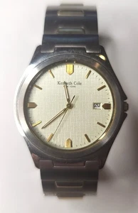 Kenneth Cole Reaction Watch TwoTone Stainless Steel Quartz Watch Untested - Picture 1 of 10