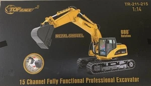 New Top Race Remote Control Excavator  with Extra Grapple Fork TR211 / TR215 - Picture 1 of 2