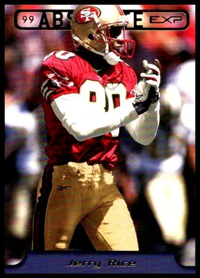 1999 Playoff Absolute EXP Jerry Rice San Francisco 49ers HOF Legend - Image 1 of 2