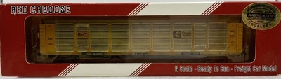 N Scale Red Caboose TT-8 Baltimore & Ohio Bi-Level Closed Auto Rack TTGX 941955 - Image 1 of 4
