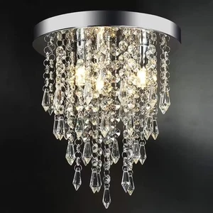 Kristall Deckenlampe LED Deckenleuchte Schlafzimmer Lampe Kronleuchter Lüster - Bild 1 von 12