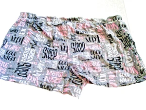 Ladies  Pajama Shorts Gray SLEEP Size Large NEW - Picture 1 of 2