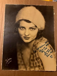 Lilian Bond sehr seltenes sehr frühes handsigniertes Oversize 10/13 Foto 30er Dark House - Bild 1 von 7