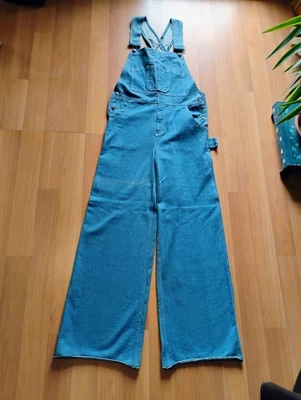 Mono con tirantes de carpintero de pierna ancha de mezclilla Brittania para hombre talla L vintage años 70/80 Foto 1 de 4